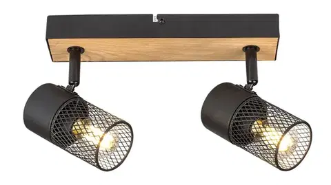 Lampy do obývačky Stropné bodové svietidlo METTA E14 2XMAX 40W LS2