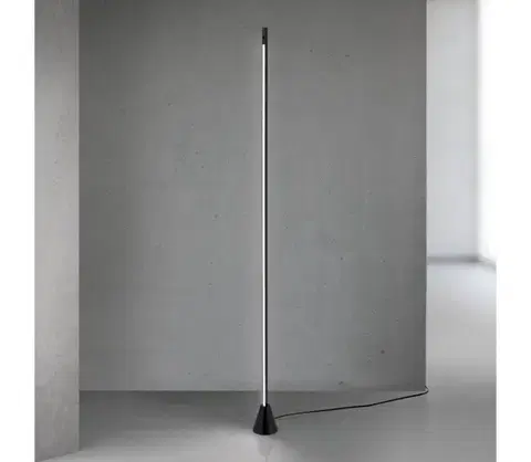 Lampy Orion- LED stmievateľná stojacia lampa s pohybovým senzorom SOJIE LED/26W/230V čierna Stl 12-1292 schwarz/Sensor