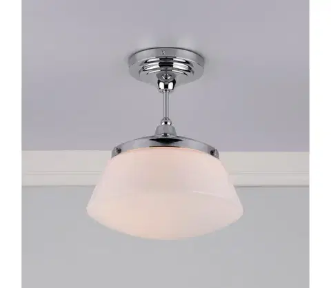 Svietidlá Där Lighting Där Lighting CAD0150 - Kúpeľňové prisadené svietidlo CADEN 1xE27/60W/230V IP44 lesklý chróm CAD0150