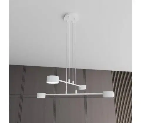 Svietidlá EMIBIG Luster na lanku MODUS 4xGX53/10W/230V biela 1340/4