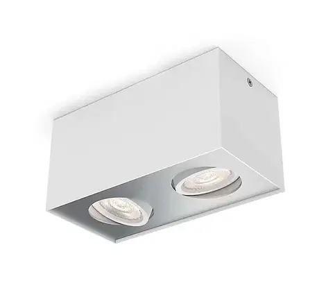 Svietidlá Philips 50492/31/P0-LED Stmievateľné bodové svietidlo MYLIVING BOX 2xLED/4,5W/230V 50492/31/P0