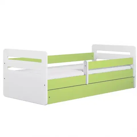 Postele pre dievčatá Detská posteľ Tomi+Sz+M zelená 80x140