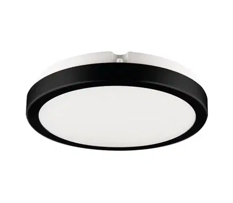 Svietidlá  LED Kúpeľňové stropné svietidlo VERA LED/18W/230V 4000K IP65 čierna EKP0471
