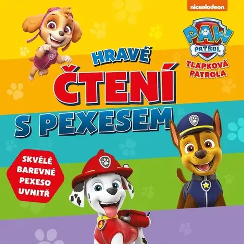 Leporelá, krabičky, puzzle knihy Tlapková patrola: Hravé čtení s pexesem - Kolektív autorov,Kolektív autorov