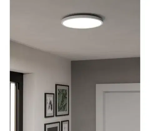 Svietidlá Eglo 901471-LED RGBW St. kúpeľ. svietidlo ROVITO-Z 13,9W/230V pr.30 cm IP44 biela 901471