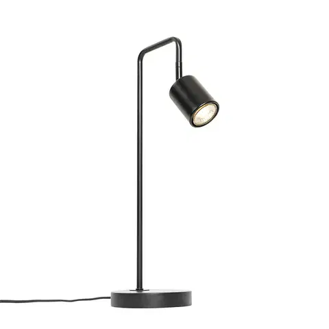Stolné lampy Moderná stolná lampa čierna nastaviteľná - Java