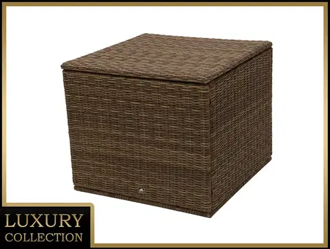 Príslušenstvo DEOKORK Box na podušky 90 x 90 cm BORNEO LUXURY (hnedá)