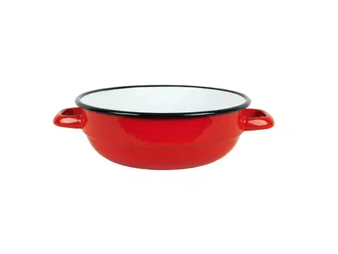 Misy a misky MAKRO - Miska smaltová s ušami 900ml, 16cm