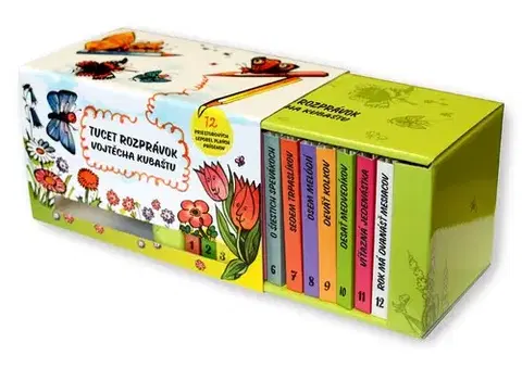 Leporelá, krabičky, puzzle knihy Tucet rozprávok Vojtěcha Kubaštu - Štěpánka,Vojtěch Kubašta
