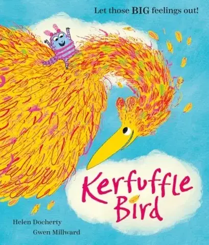 Leporelá, krabičky, puzzle knihy Kerfuffle Bird - Helen Docherty