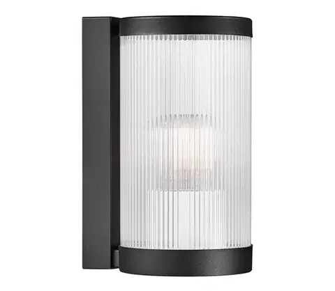 Svietidlá Nordlux - Vonkajšie nástenné svietidlo COUPAR 1xE27/25W/230V IP54 čierna 2218061003