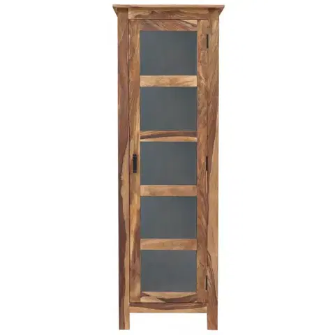 Príborníky Vitrína Rami 60x180x45 indický masív palisander