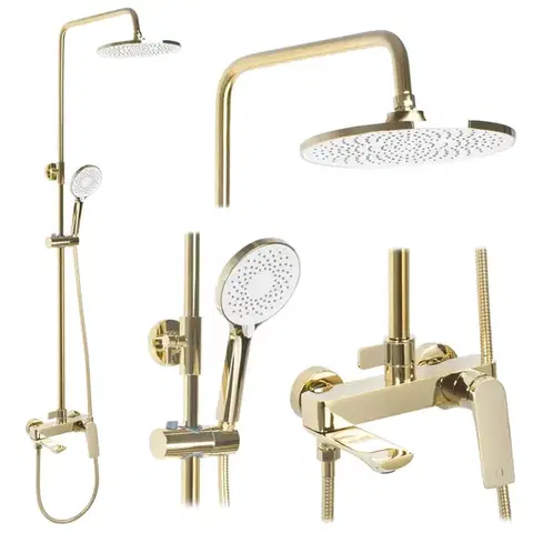 Kúpeľňové batérie REA REA - Sprchový set AVALON GOLD REA-P8812