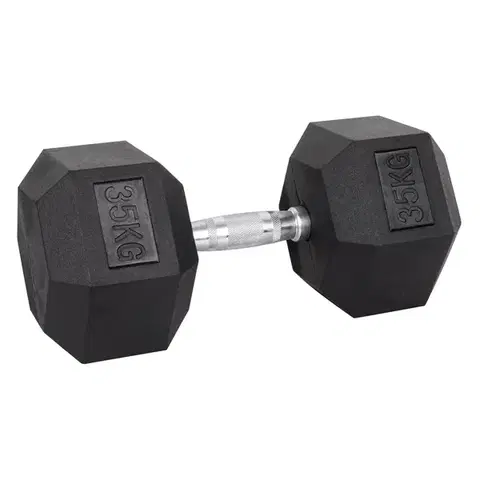 Činky Šesťhranná činka inSPORTline Hexsteel 35 kg