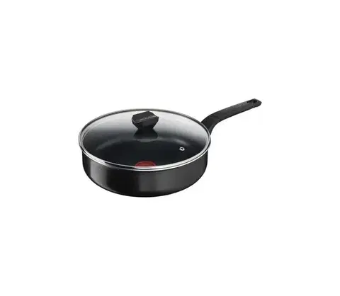 Panvice Tefal Simply Clean Red hlboká panvica + pokrievka 24 cm B5673253