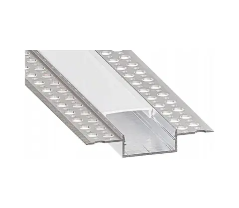 LED osvetlenie SmartLED Vstavaný profil pre LED pásy 1 m strieborný/biely 7569