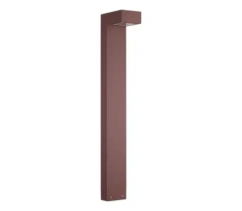 Záhradné lampy Ideal Lux - Vonkajšie svietidlo SIRIO 1xGX53/9W/230V 80 cm IP65 hnedé 213262