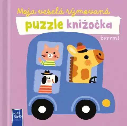 Leporelá, krabičky, puzzle knihy Moja veselá rýmovaná puzzle knížočka - Brrrm!