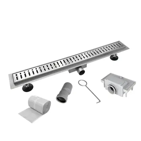Sprchovacie kúty Mereo Odtokový sprchový žľab 80 cm, vr. roštu WAVE CZ112