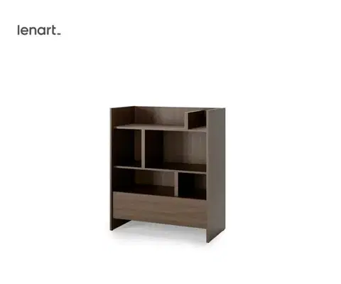 Regále Dig-net nábytok Regál Lenart BED CONCEPT BC-25 | dub dunin