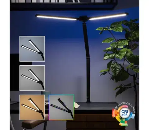 Lampy BRILAGI -LED RGB stmievateľná dotyková stolná lampa VARIO LED/18W/230V 3000-6500K CRI 96 8590828037057