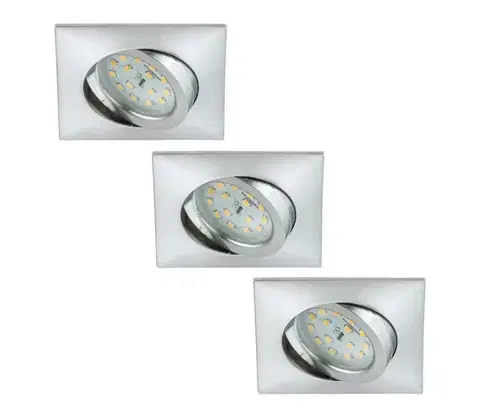 Svietidlá Briloner 6997-039 - SADA 3x LED Kúpeľňové podhľadové svietidlo LED/5W/230V IP23 6997-039