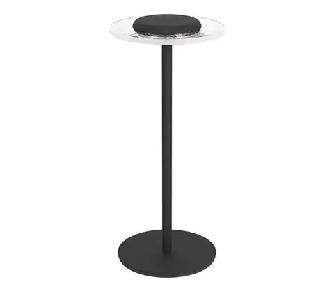 Lampy Eglo 75883 - LED RGBW stmievateľná nabíjateľná dotyková stolná lampa TREPELLA LED/5V 2000 mAh čierna 75883