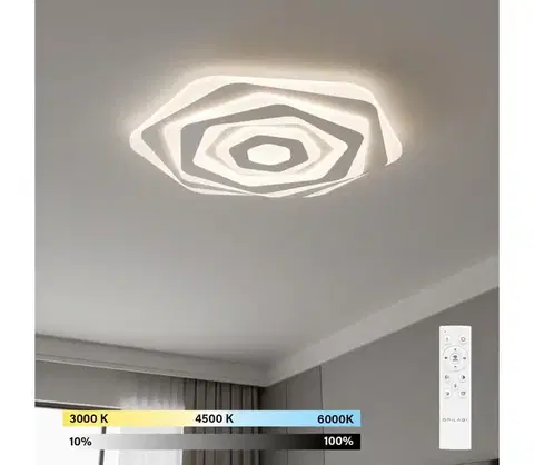 Svietidlá BRILAGI - LED Stmievateľné stropné svietidlo MODERN LED/85W/230V 3000-6000K + diaľkové ovládanie BR7144-85W