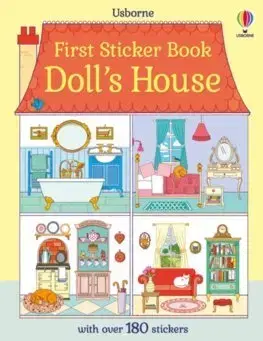 Nalepovačky, vystrihovačky, skladačky First Sticker Book Doll's House - Abigail Wheatley