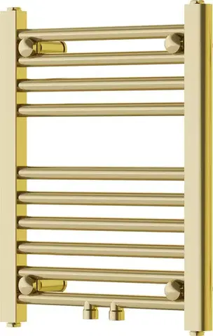 Radiátory do kúpeľne MEXEN - Mars vykurovací rebrík/radiátor 500 x 400 mm, 140 W, zlatý W110-0500-400-00-50