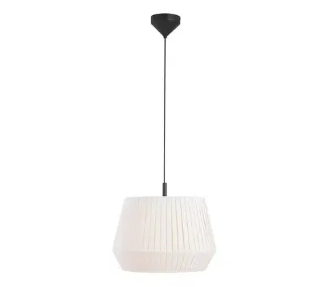 Svietidlá Nordlux - Závesný luster na lanku DICTE 1xE27/60W/230V pr.40 cm biely 2112353001