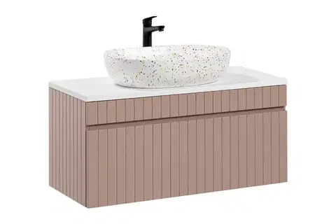 Skrinky s umývadlom ArtCom Kúpeľňová skrinka s umývadlom a doskou ICONIC Rose DU100/1 | 100 cm