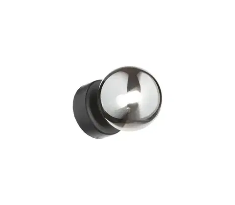 Svietidlá Ideal Lux - LED nástenné svietidlo PERLAGE 1xG9/3W/230V čierne/dymové 292403
