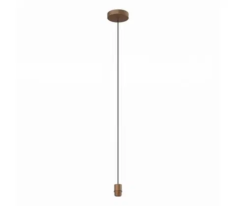 Predlžovacie káble Eglo 300172 - Napájací kábel CURITIBA 1xE27/40W/230V hnedý 300172