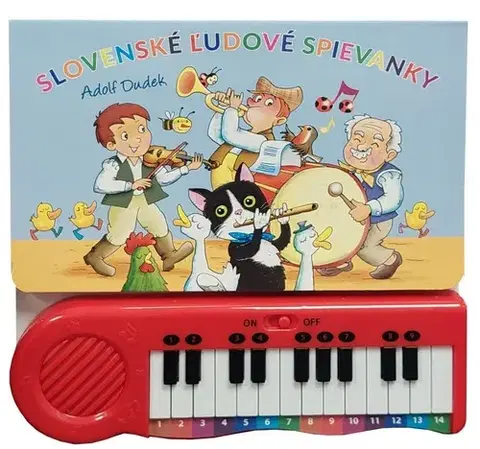 Leporelá, krabičky, puzzle knihy Slovenské ľudové spievanky - Adolf Dudek