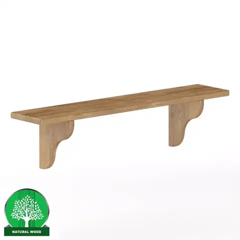 Kancelárske police Polička borovica PK120-100x25x20 dub