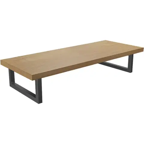 Kúpeľňový nábytok CERANO - Doska pod umývadlo Navira Pro + podperná konzola - dub medový - 70x46x3,6 CER-6061220