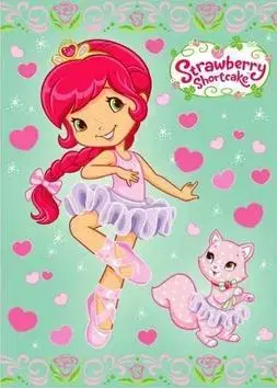 Nalepovačky, vystrihovačky, skladačky Strawberry - omalovánka A4