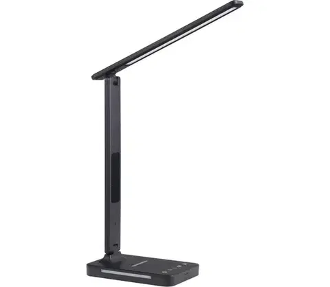 Lampy  LED Stm. lampa s bezdr. nab. QI, displejom a USB portom LED/7W/230V 3000-6000K KLLNE7CZ
