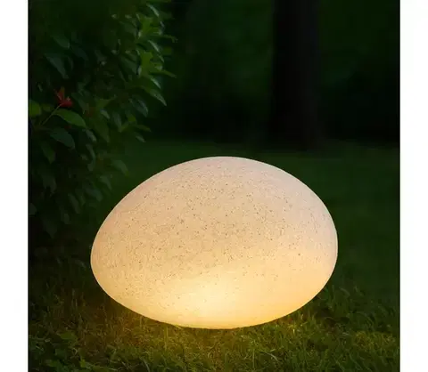 Záhradné lampy  Vonkajšie dekoračné svietidlo LUMISTONE 1xE27/15W/230V IP65 priemer 31,8 cm LO-1.2/M