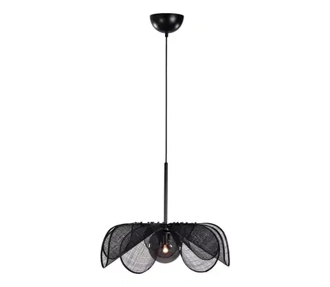 Svietidlá Markslöjd 108660 - Luster na lanku STYRKA 1xE27/40W/230V pr. 63 cm čierna 108660