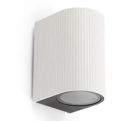 Svietidlá FARO Barcelona FARO 70323 - Vonkajšie nástenné svietidlo ESTELA 1xGU10/5W/230V IP65 biela 70323