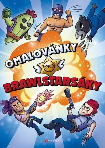 Pre deti a mládež - ostatné Omalovánky pro Brawlstarsáky - Pavla Filip Navrátilová