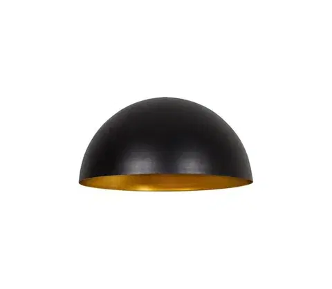 Lampy  Náhradné tienidlo k lustru na lanku SIVANI, Ø 60 cm, čierna/medená 892OPV9920