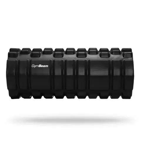 Masážne valce GymBeam Valec na cvičenie Fitness Roller Black