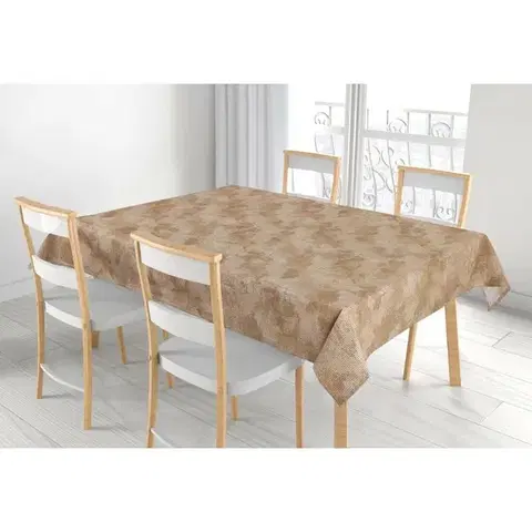 Obrusy Bellatex Obrus ​​Adela Hadia koža hnedá, 120 x 140 cm, 120 x 140 cm
