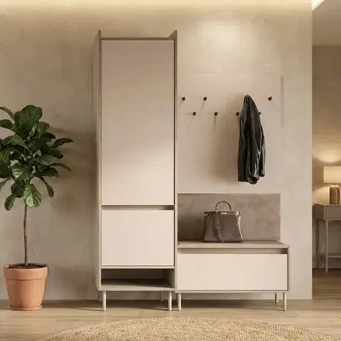 Predsieňový nábytok Predsieňový nábytok VOCO VI kašmír/dub cremona