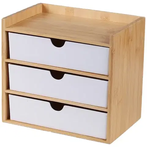 Kúpeľňové doplnky Úložná krabička 3-zásuvky ZF-002