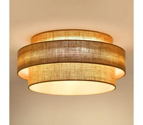 Svietidlá BRILAGI - LED Stropné svietidlo SPACE YUTE LED/12W/230V pr. 50 cm béžová 609227