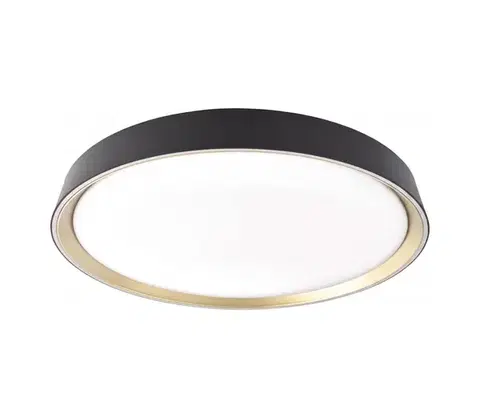 Svietidlá  LED stmievateľné stropné svietidlo ILVI LED/45W/230V 2700-6500K pr. 50 cm čierna/mosadz+DO ZM5119
